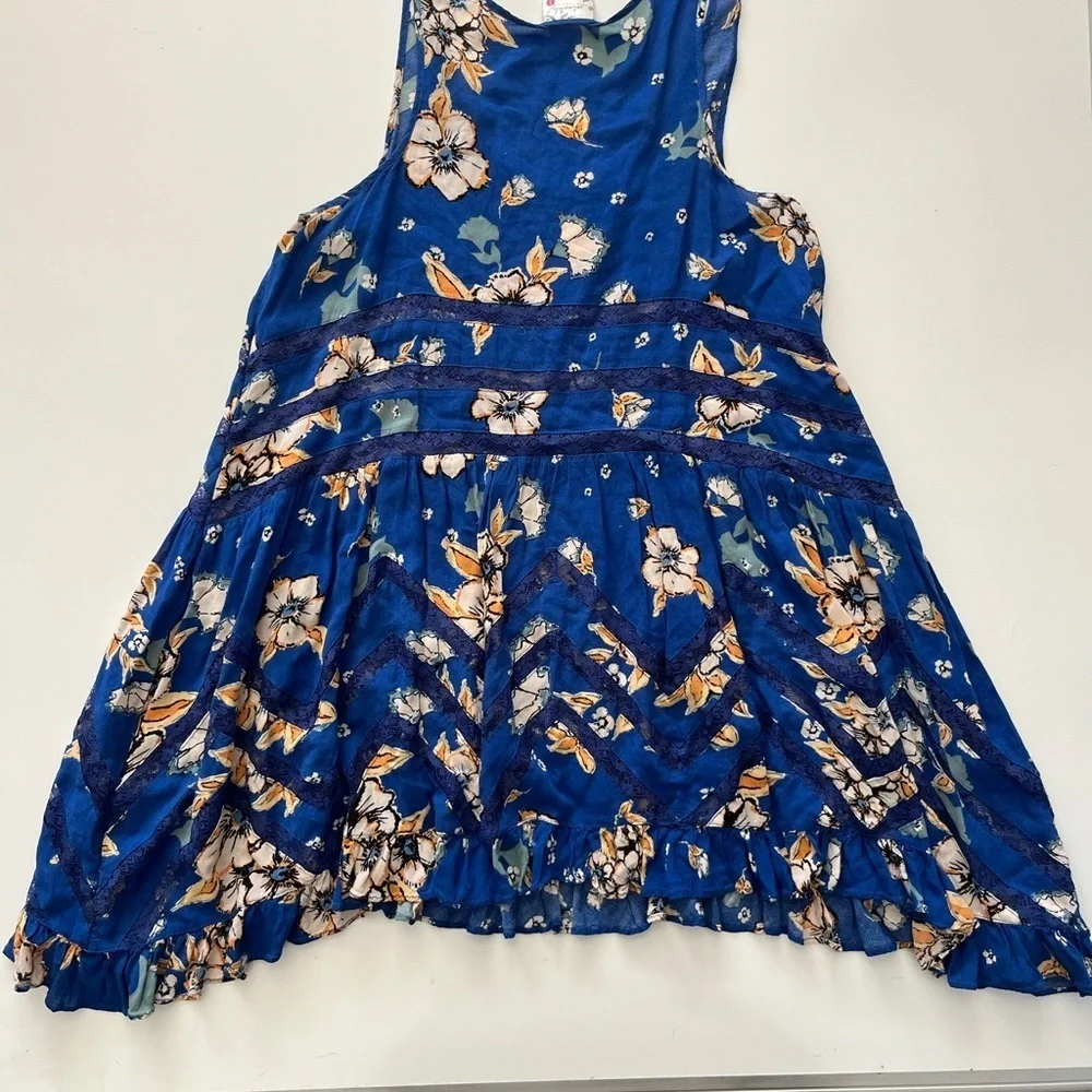 Free People Floral Mini slip Dress
